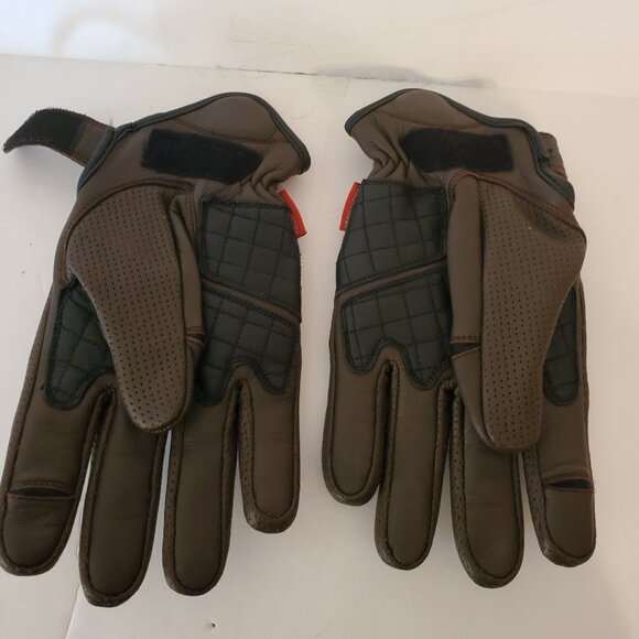 Odin Heavy Hitters Motorcycle Gloves, brown, size XL - Picture 2 of 8